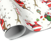 Ich wünsche Ihnen ein Weihnachtsfest Geschenkpapier (Rolleneckpunkt)