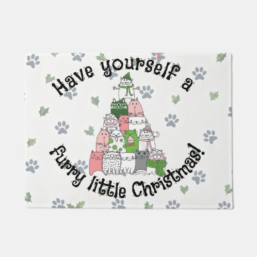 Ich wünsche Ihnen ein zorniges Weihnachten Fußmatte (Vorderseite)