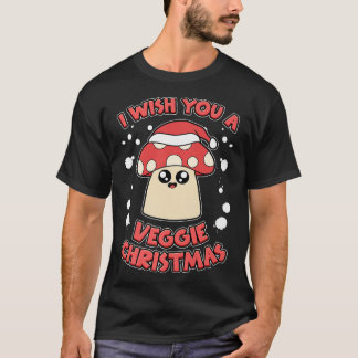 Ich wünsche Ihnen eine Veggie Weihnachten Vegetari T-Shirt