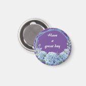 Ich wünsche Ihnen einen schönen Kühlschrankmagnet (Vorderseite/Rückseite)