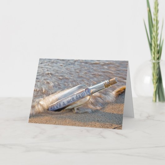 Ich wünsche Ihnen einen schönen Tag Karte (Vorderseite)