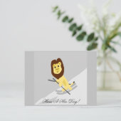 Ich wünsche Ihnen einen schönen Tag Postkarte (Stehend Vorderseite)