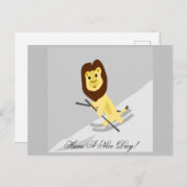 Ich wünsche Ihnen einen schönen Tag Postkarte (Vorne/Hinten)