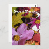 Ich wünsche Ihnen einen schönen Tag. Postkarte (Vorne/Hinten)