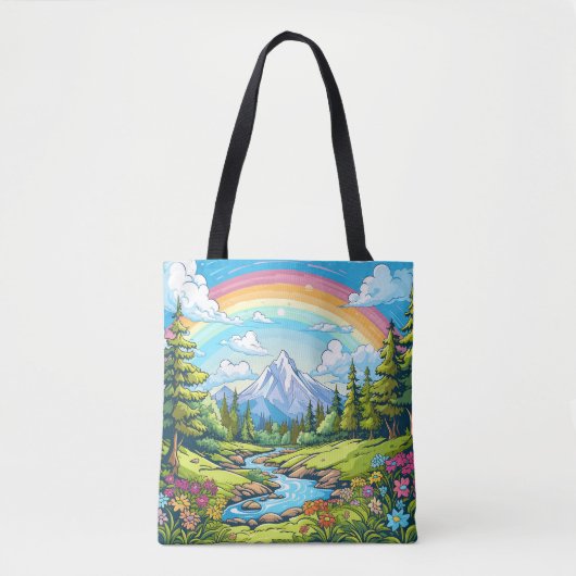 Ich wünsche Ihnen einen schönen Tag Tasche (Vorderseite)