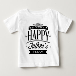 Ich wünsche Ihnen einen sehr glücklichen Vatertag Baby T-shirt