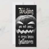 Ich wünsche Ihnen und Ihrem ein gruseliges glückli (Vorderseite)