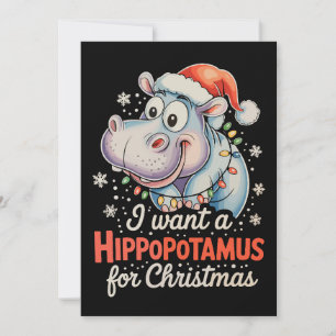 Ich wünsche mir ein Nilpferd zu Weihnachten