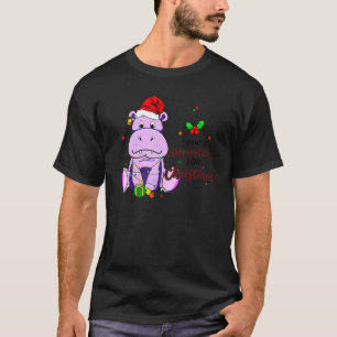 Ich wünsche mir ein Nilpferd zu Weihnachten Nilpfe T-Shirt