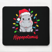 Ich wünsche mir einen Hiptamus zu Weihnachten Xmas Mousepad (Vorne)