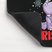 Ich wünsche mir einen Nilpferd zu Weihnachten Mousepad (Ecke)