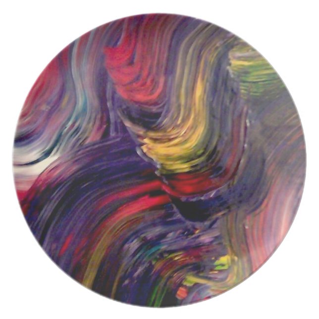 Ich wünsche nach einer Platte Teller (Vorderseite)