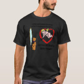 Ich wünschte, Cupid würde mich schießen, während i T-Shirt (Vorderseite)