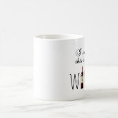 Ich wünschte, das wäre WEIN ~ Kaffeetasse (Mittel)