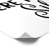 Ich wünschte, dass mehr Menschen schweigsam wären Poster (Ecke)