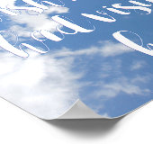 Ich wünschte, der Himmel hätte Besuchszeiten | BEI Poster (Ecke)