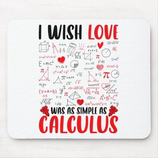 Ich wünschte, die Liebe wäre so einfach wie der Ma Mousepad (Vorne)