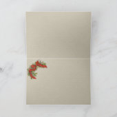 Ich wünschte dir einen frohen Weihnachts Red Bow V Karte (Innenseite)