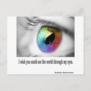 Ich wünschte, du könntest sehen postkarte