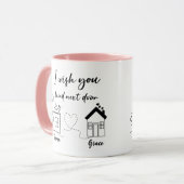 Ich wünschte, du lebst neben der Tür | Der Kaffee Tasse (Vorderseite Links)