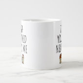 Ich wünschte, du lebtest neben mir Jumbo-Tasse (Vorderseite)