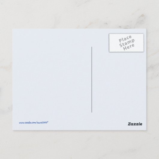 Ich wünschte, du wärest hier.. (personalisierbar) postkarte (Rückseite)