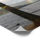 Ich wünschte, du wärest hier poster (Ecke)