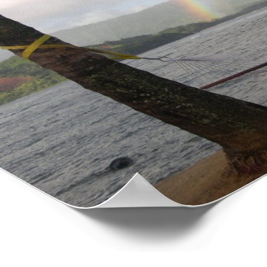 Ich wünschte, du wärest hier poster (Ecke)