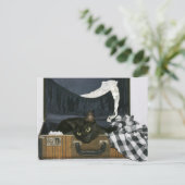 Ich wünschte, du wärest hier postkarte (Stehend Vorderseite)