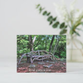 Ich wünschte, du wärest hier.... postkarte (Stehend Vorderseite)