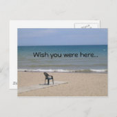 Ich wünschte, du wärest hier.. postkarte (Vorne/Hinten)