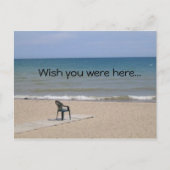 Ich wünschte, du wärest hier.. postkarte (Vorderseite)