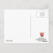 Ich wünschte, du wärest hier.. postkarte (Rückseite)