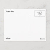 Ich wünschte, du wärest hier. postkarte (Rückseite)