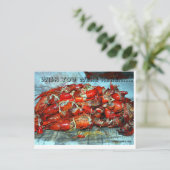 Ich wünschte, du wärest hier..... postkarte (Stehend Vorderseite)