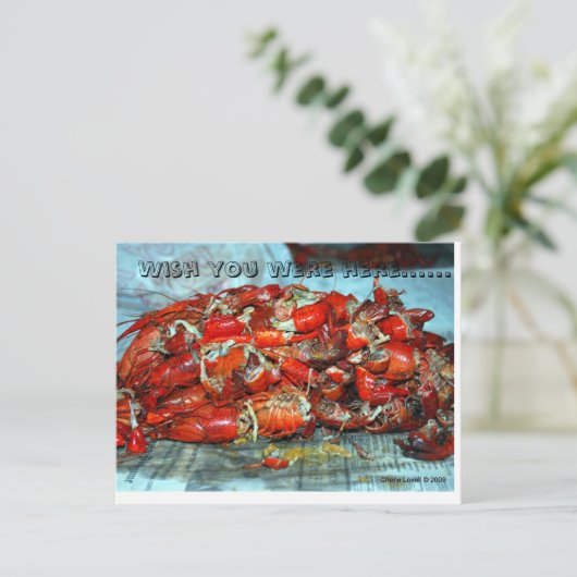 Ich wünschte, du wärest hier..... postkarte (Stehend Vorderseite)