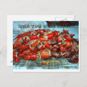 Ich wünschte, du wärest hier..... postkarte (Vorne/Hinten)