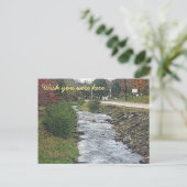 Ich wünschte, du wärest hier.. postkarte (Stehend Vorderseite)