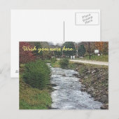 Ich wünschte, du wärest hier.. postkarte (Vorne/Hinten)