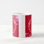 Ich wünschte, du wärst froh Weihnachten Roter Kaff Kaffeetasse (Mittel)