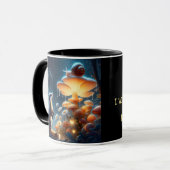 Ich wünschte, du wohnst neben Badger Snail Mushroo Tasse (Vorderseite Links)