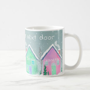 Ich wünschte, du wohnst neben dem Freundschaftsbra Kaffeetasse