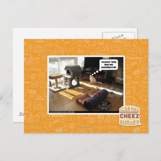 Ich wünschte, es gäbe etwas zu tun postkarte (Vorne/Hinten)