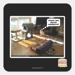 Ich wünschte, es gäbe etwas zu tun quadratischer aufkleber