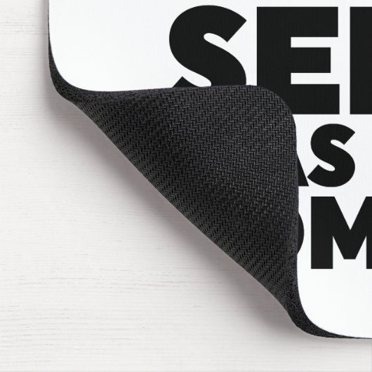 Ich wünschte, gesunder Menschenverstand wäre häufi Mousepad (Ecke)