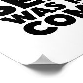 Ich wünschte, gesunder Menschenverstand wäre häufi Poster (Ecke)