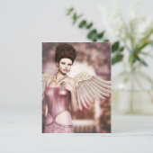 Ich wünschte, ich hätte einen Engel... Postkarte (Stehend Vorderseite)
