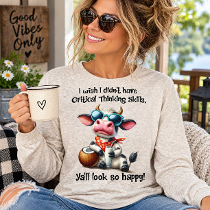 Ich wünschte, ich hätte keine kritischen Denkfähig Tri-Blend Shirt