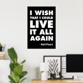 Ich wünschte, ich könnte alles wieder leben poster (Heimbüro)