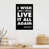 Ich wünschte, ich könnte alles wieder leben poster (Küche)